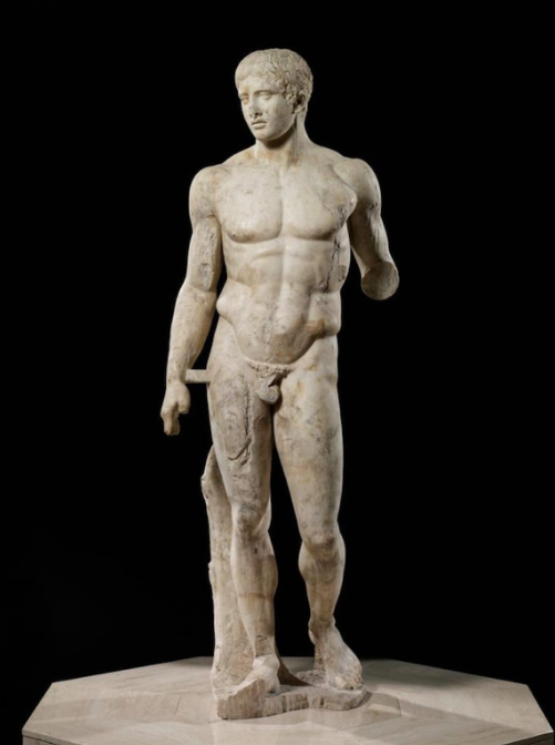 Figure 7. “The Doryphoros” by Unknown Roman. 120-150 BCE. Minneapolis Institute of Art.