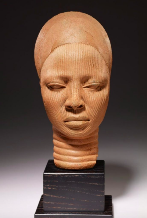 Figure 19. “Shrine Head” by Unknown Yoruba Artist. 12th-14th c., Nigeria. Minneapolis Institute of Art.