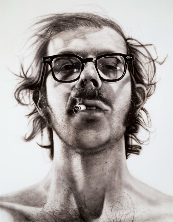Figure 15. “Big Self-Portrait” by Chuck Close. 1967-68. Walker Art Center.