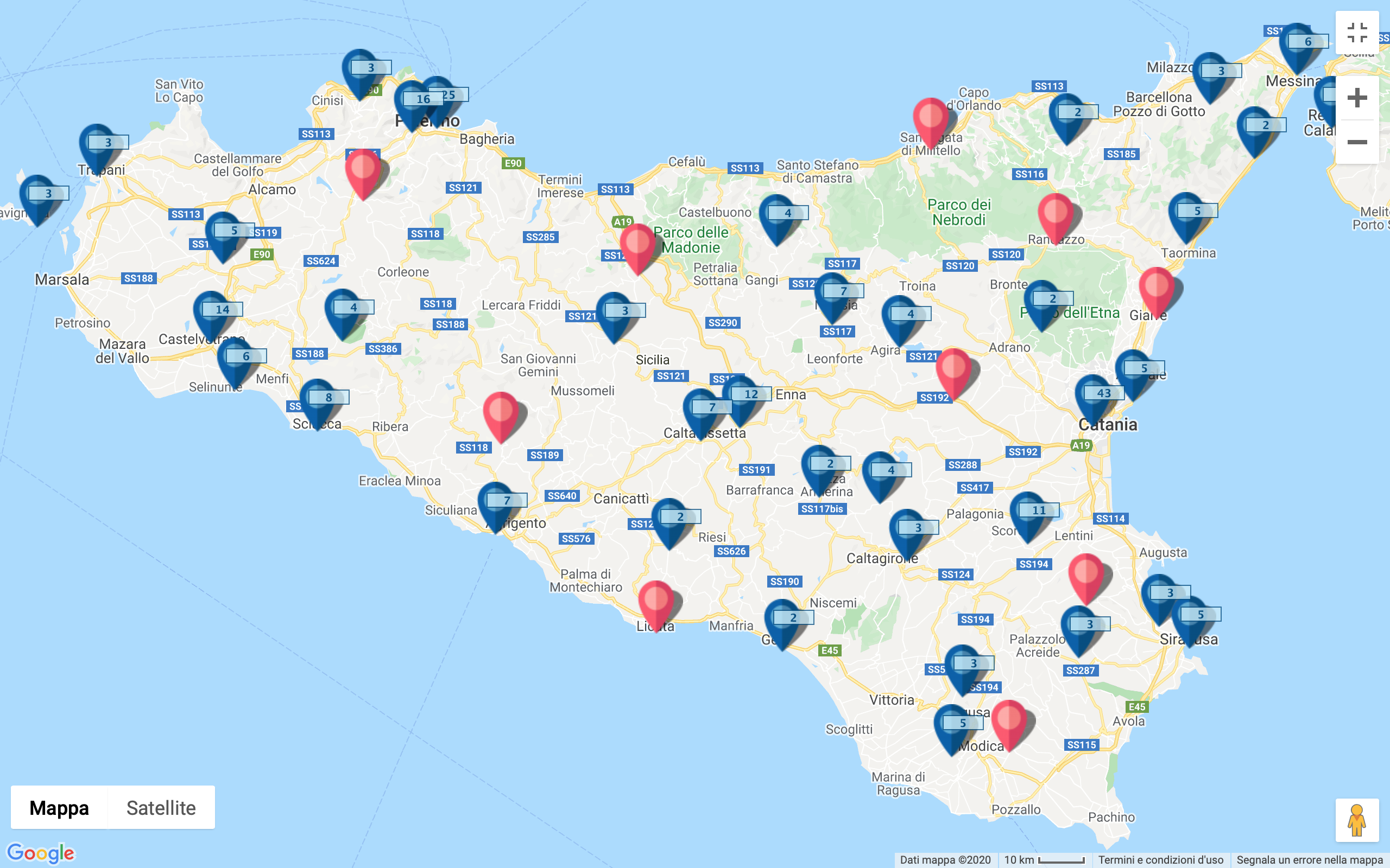 Figure 6. 240+ audio guides in Sicily after 4 years.