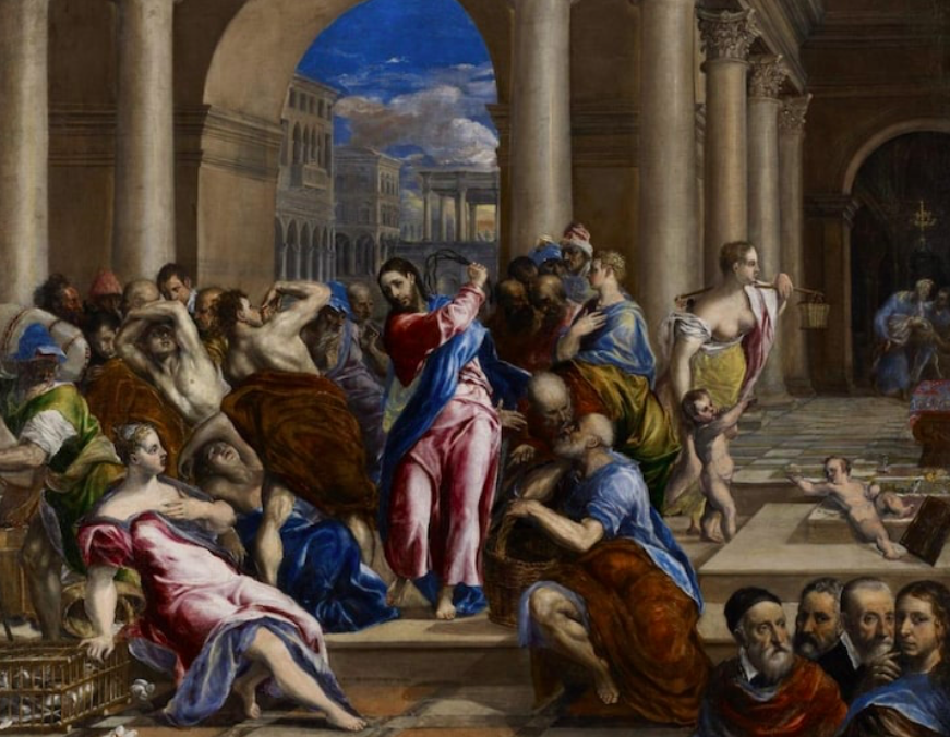 Figure 11. “Christ Driving the Money Changers from the Temple” by El Greco. ca. 1570. Minneapolis Institute of Art.